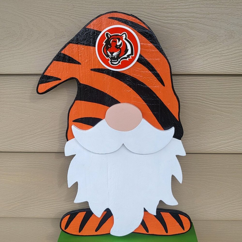 Cincinnati Bengals GNOME Huge 2ft Tall Adorable Bengals "NEW"